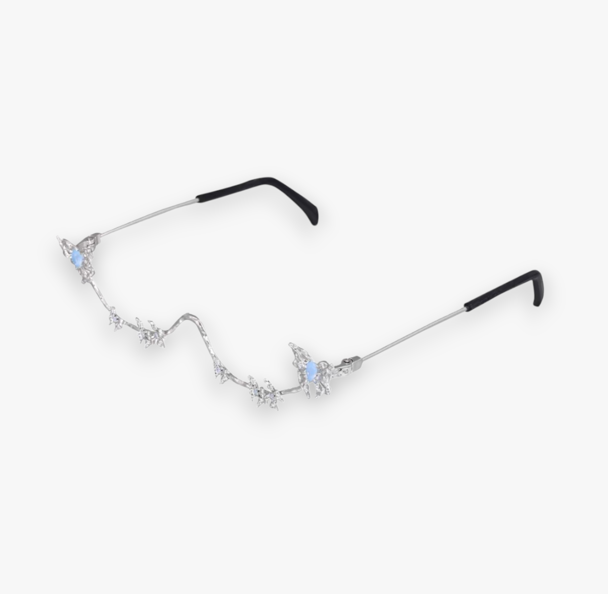 Butterfly Rimless Decorative Frames